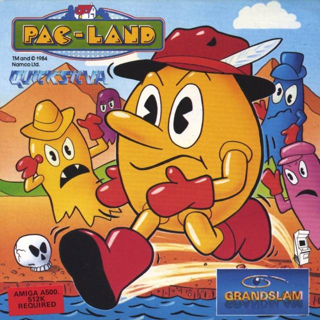 Pac-Land box art for Amiga